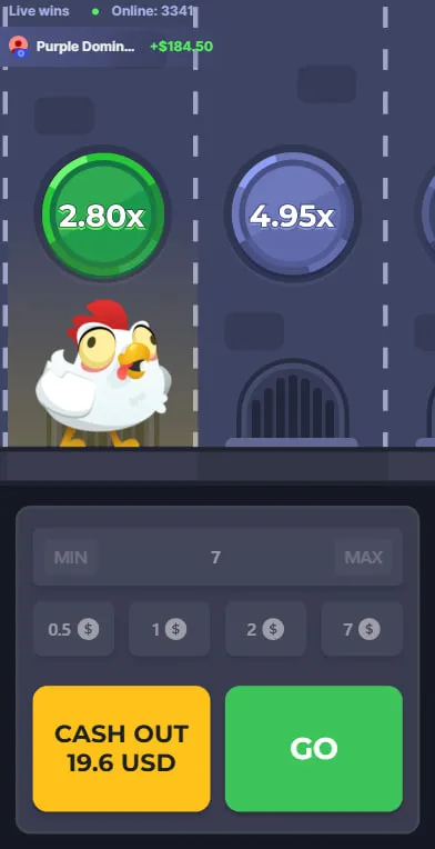 Gibt es eine offizielle Chicken Road App von InOut Games?
